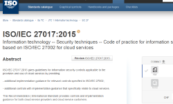 Featured image of post [新知] ISO 27017 雲端安全國際標準已正式發布