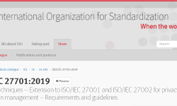 Featured image of post [新知] ISO/IEC 27701:2019 - 第一個隱私保護和個資管理的ISO標準誕生